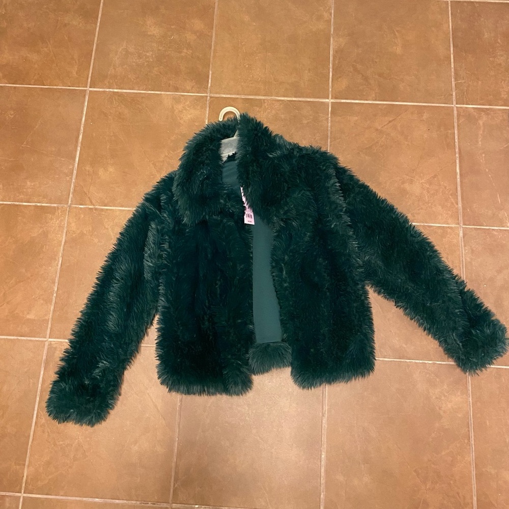 XS dark green jacket. Wild fable from target